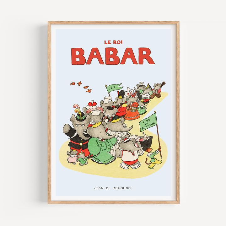 Le Roi Babar by Jean de Brunhoff Poster