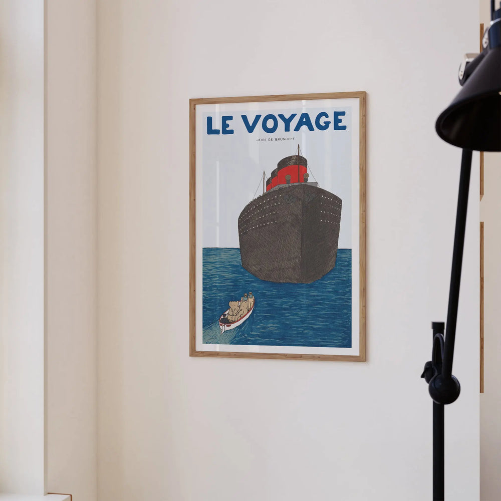 Le Voyage by Jean de Brundhoff Poster Babar Collection