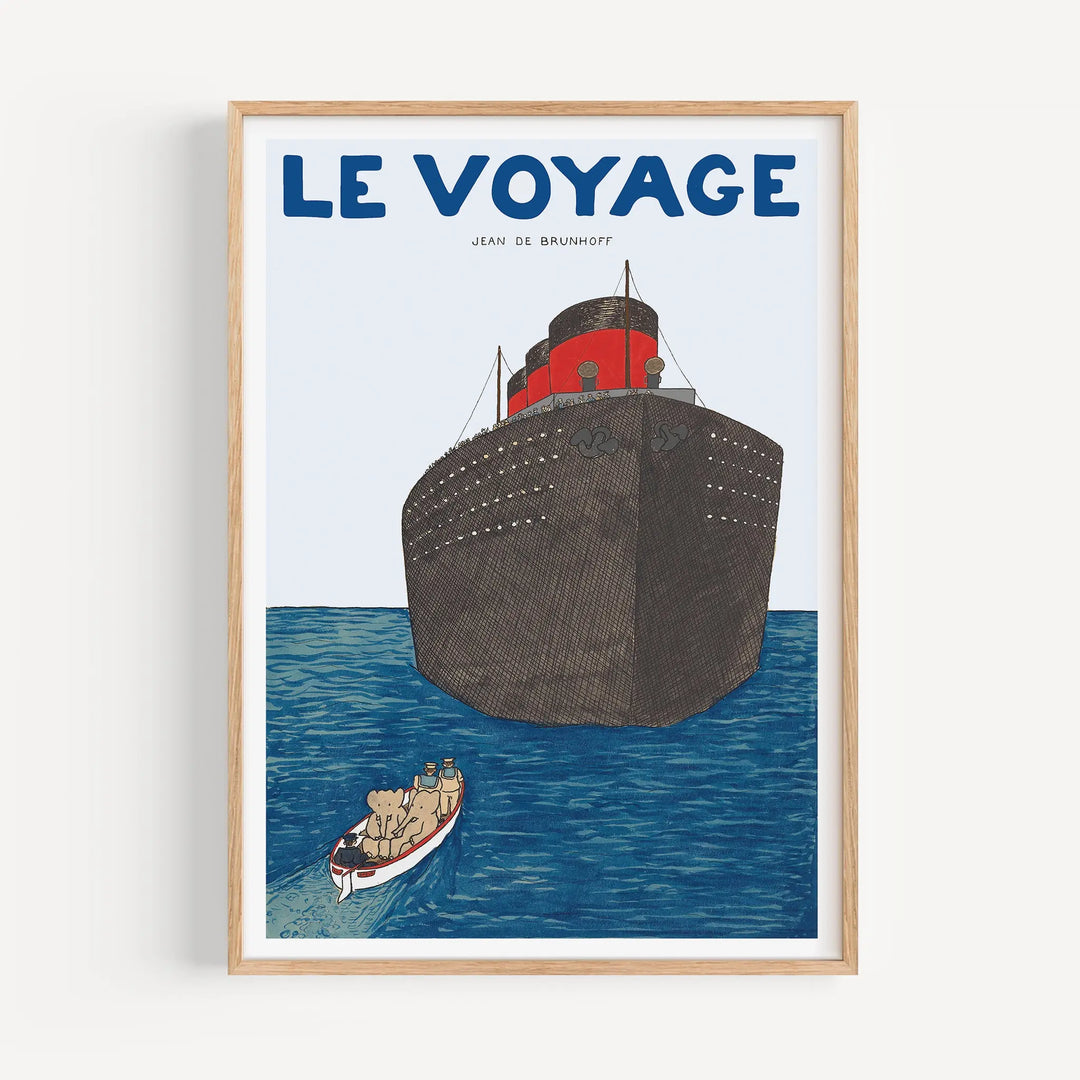 Le Voyage by Jean de Brundhoff Poster Babar Collection