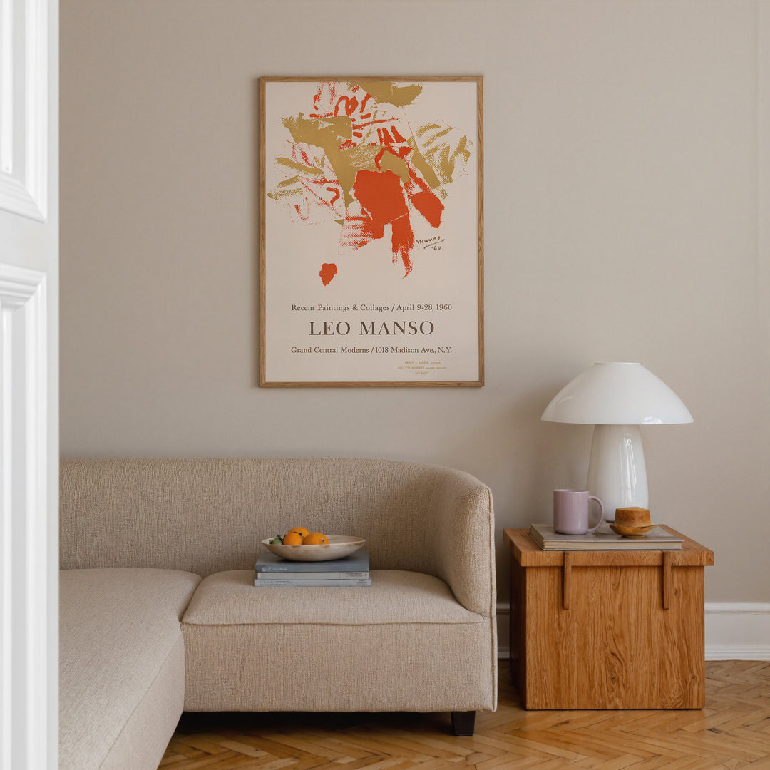 Leo Manso Exhibition Poster