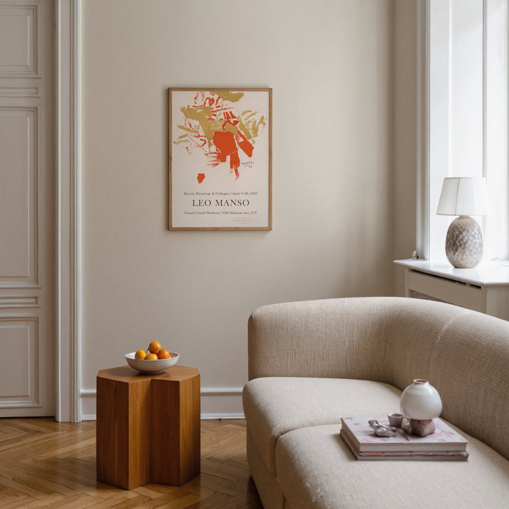 Leo Manso Exhibition Poster