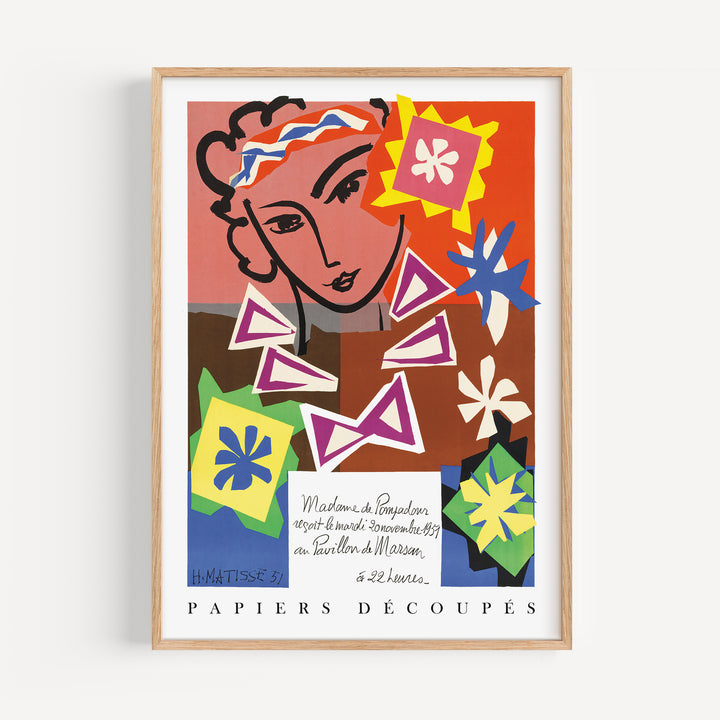 Madame de Pompadour by Henri Matisse Poster