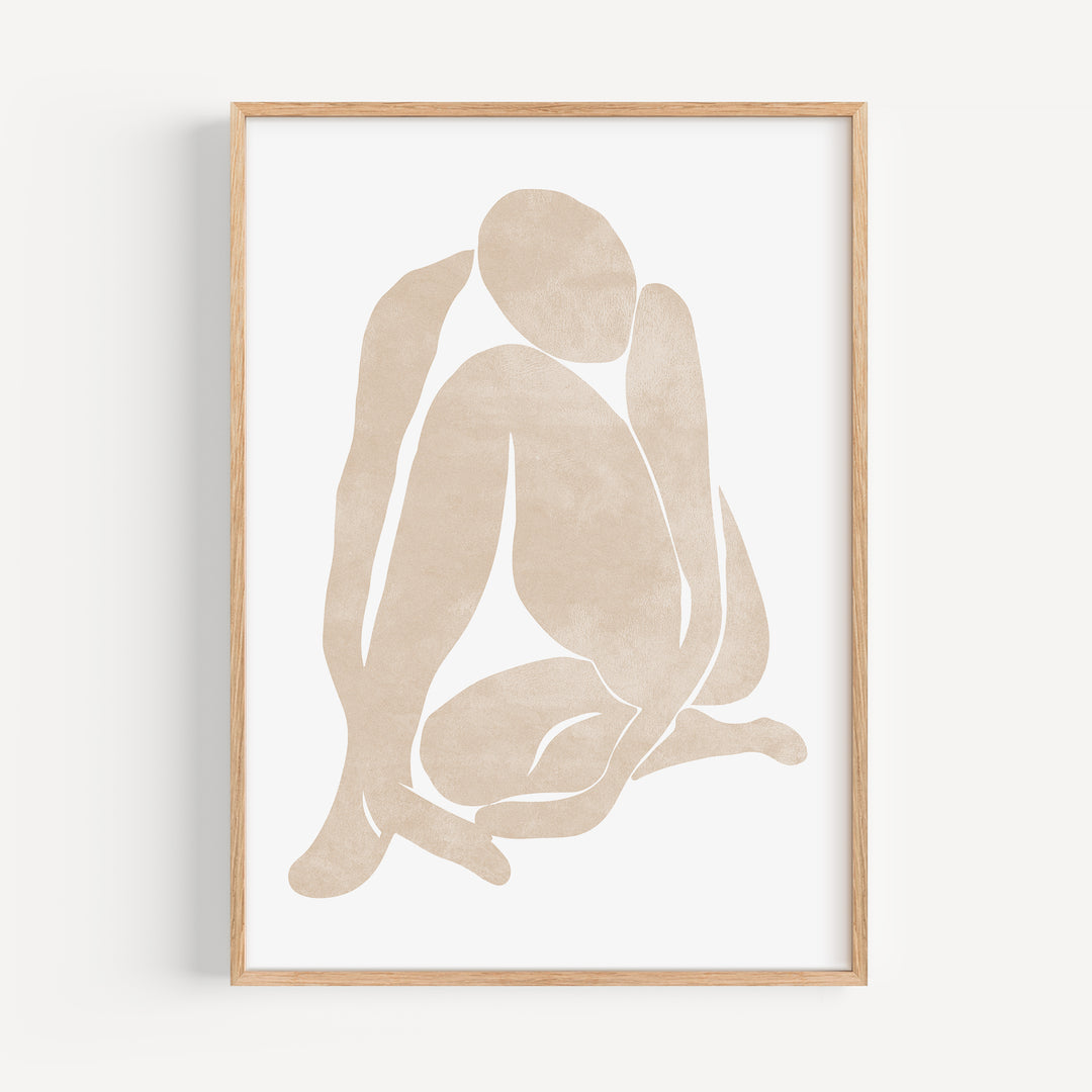 Matisse Women Beige Poster Set