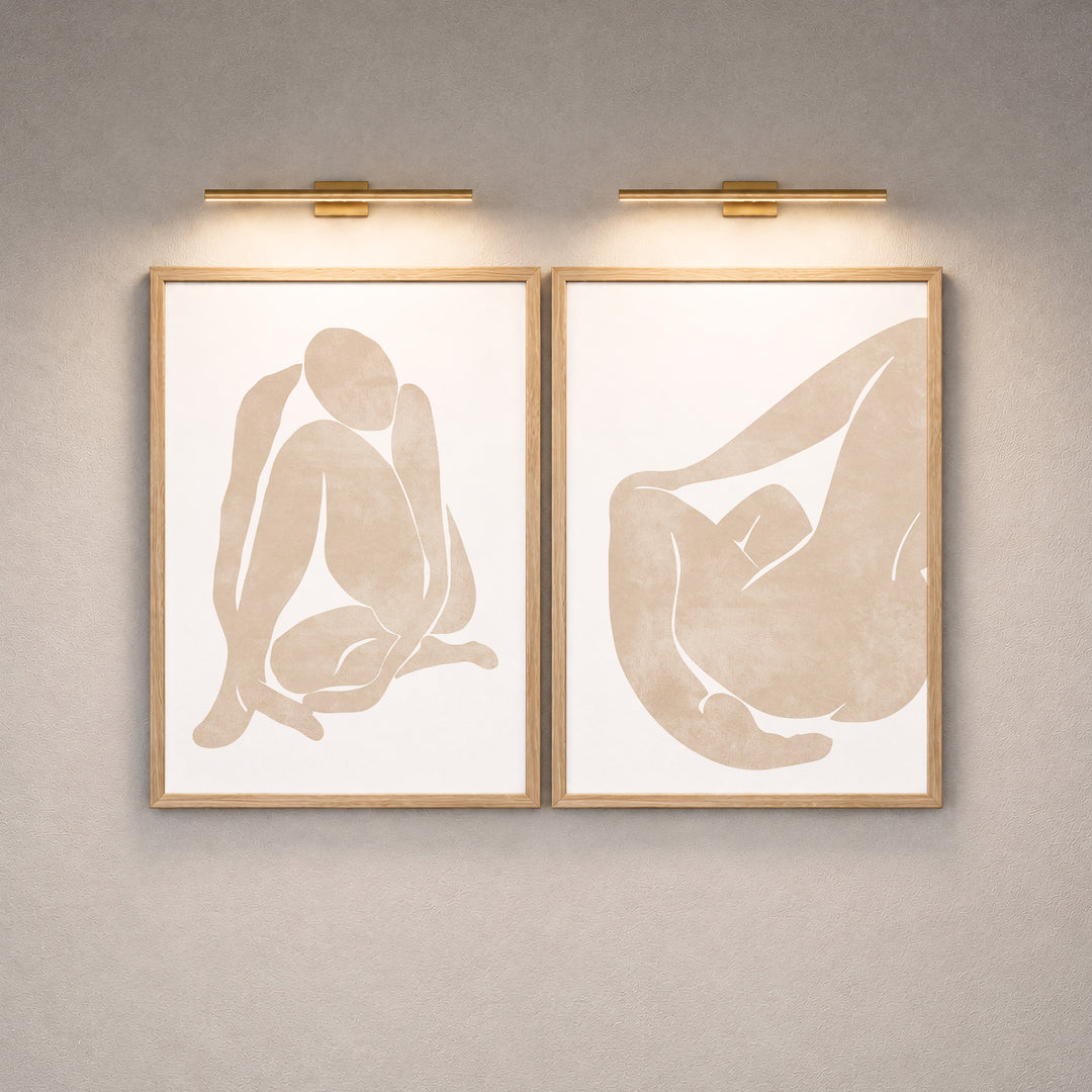 Matisse Women Beige Poster Set