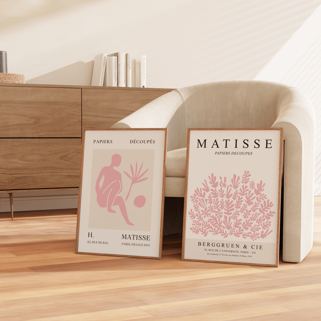 Matisse Pink Poster Set of 2 - Poster Room