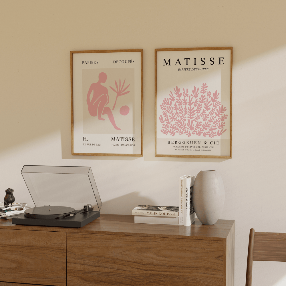 Matisse Pink Poster Set of 2 - Poster Room