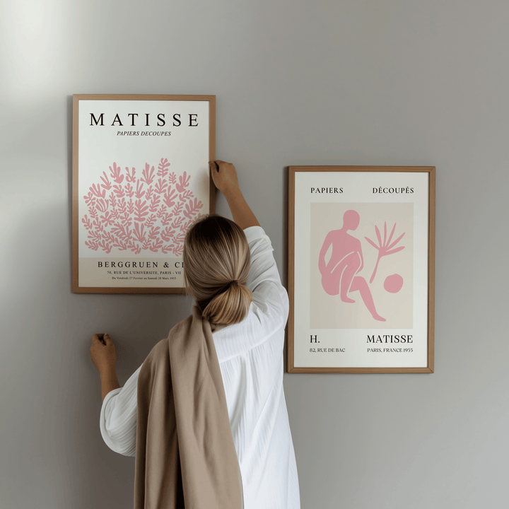 Matisse Pink Poster Set of 2 - Poster Room