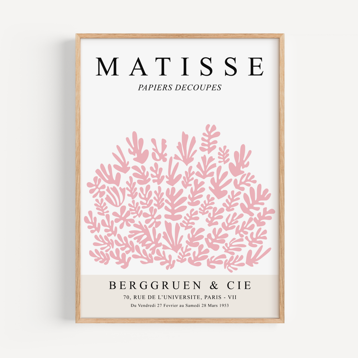 Papier Decoupes Pink II Matisse Poster