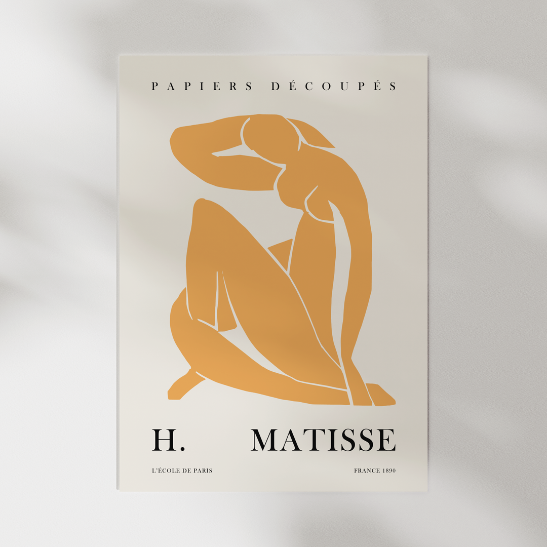 Woman Yellow Matisse Poster