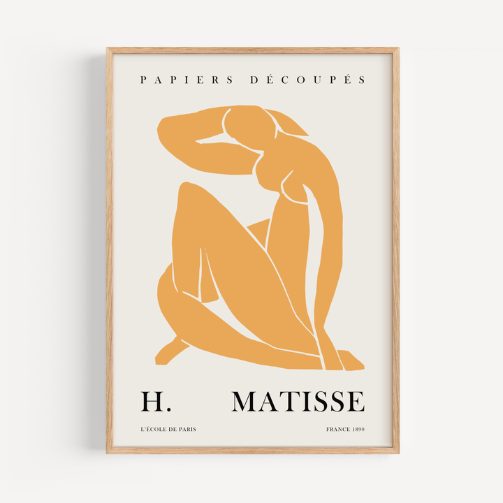 Woman Yellow Matisse Poster