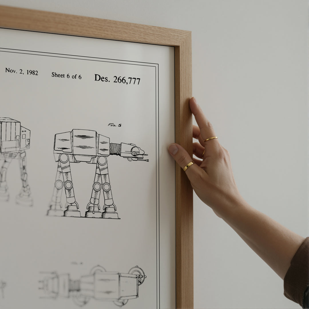 Mechanical Walker Patent Poster