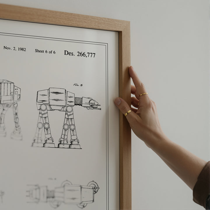 Mechanical Walker Patent Poster