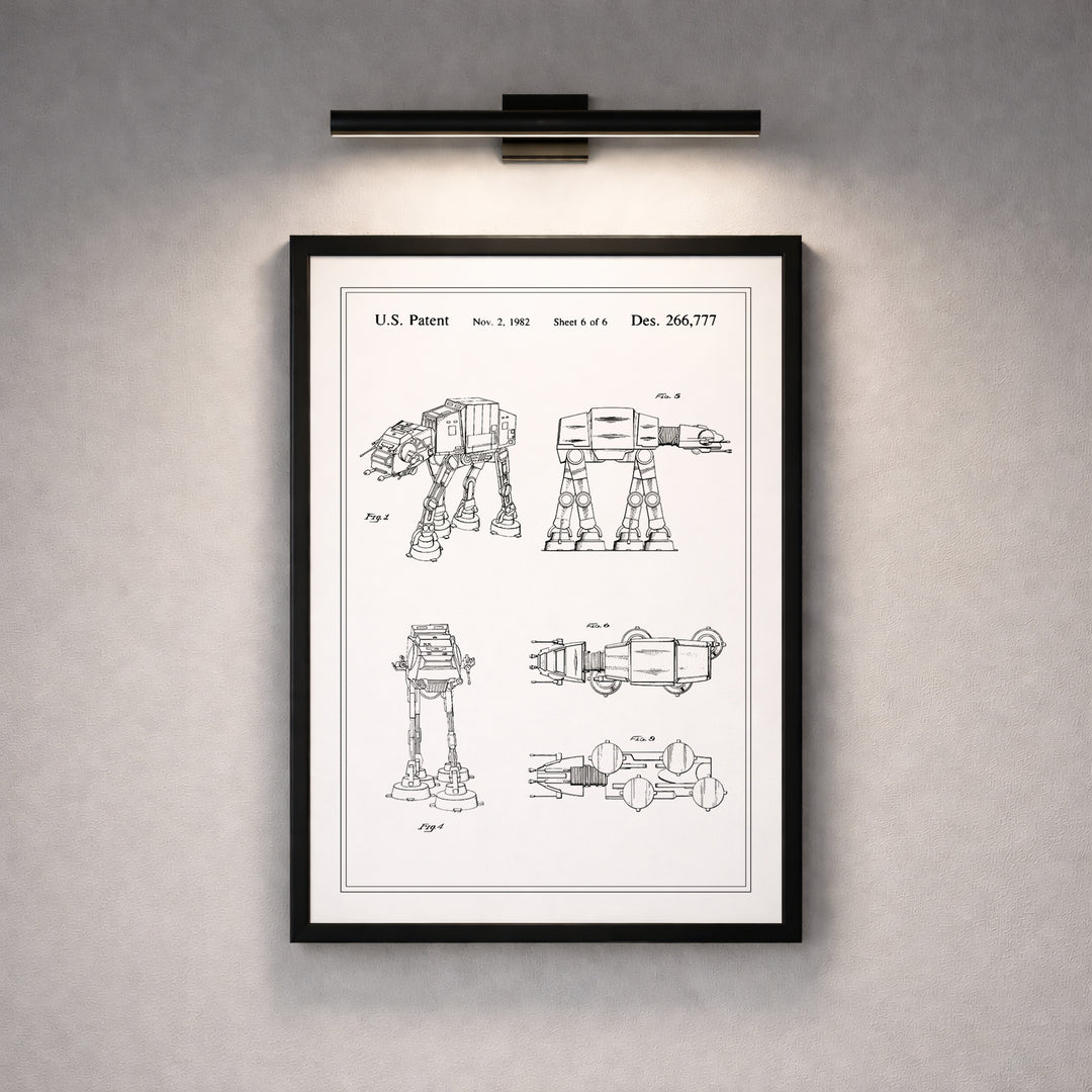 Mechanical Walker Patent Poster