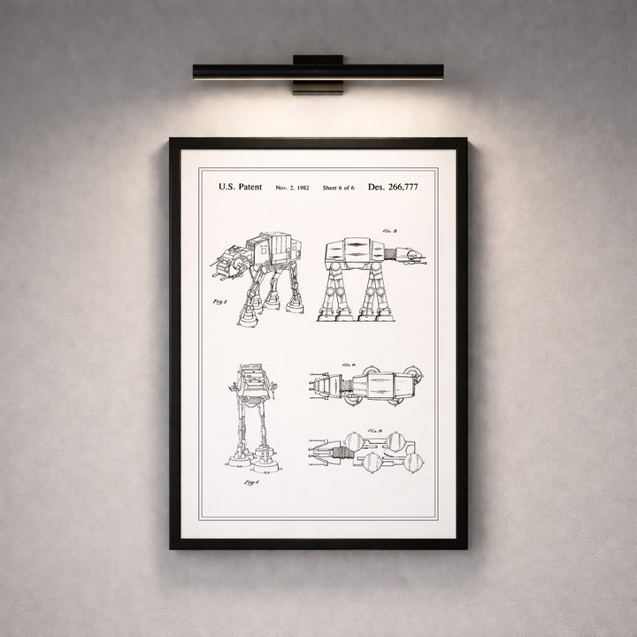 Mechanical Walker Patent Poster