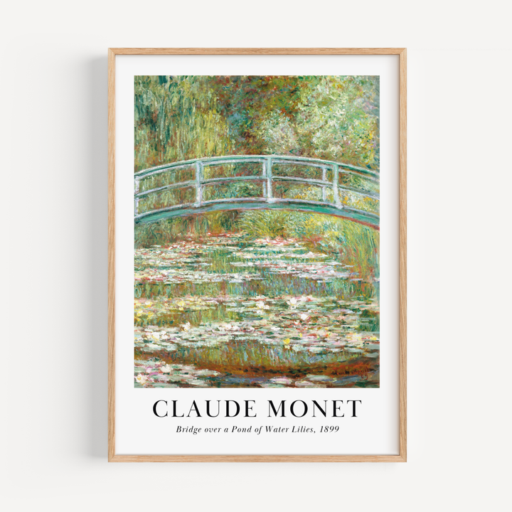 Bridge Over a Pond of Water Lilies - Claude Monet poster