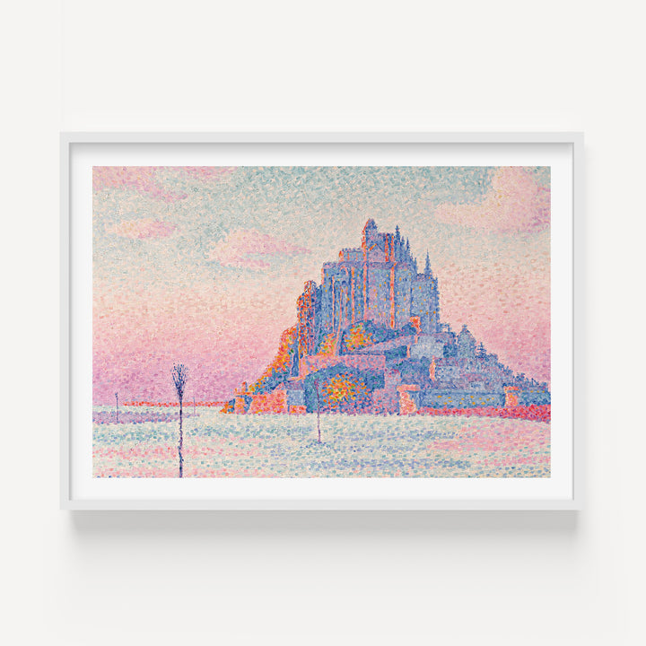 Mont Saint-Michel, Setting Sun by Paul Signac Poster