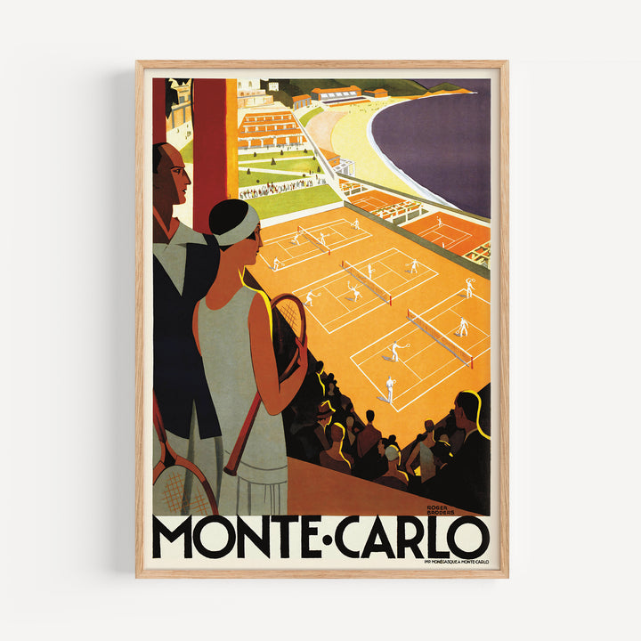 Monte Carlo Tennis Poster