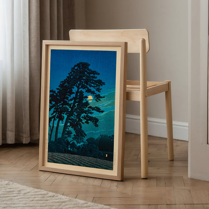 Moon at Magome by Kawase Hasui Poster