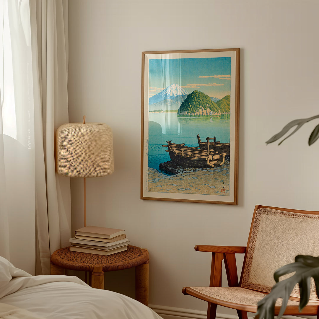 Morning at Mitohama by Hasui Kawase Poster