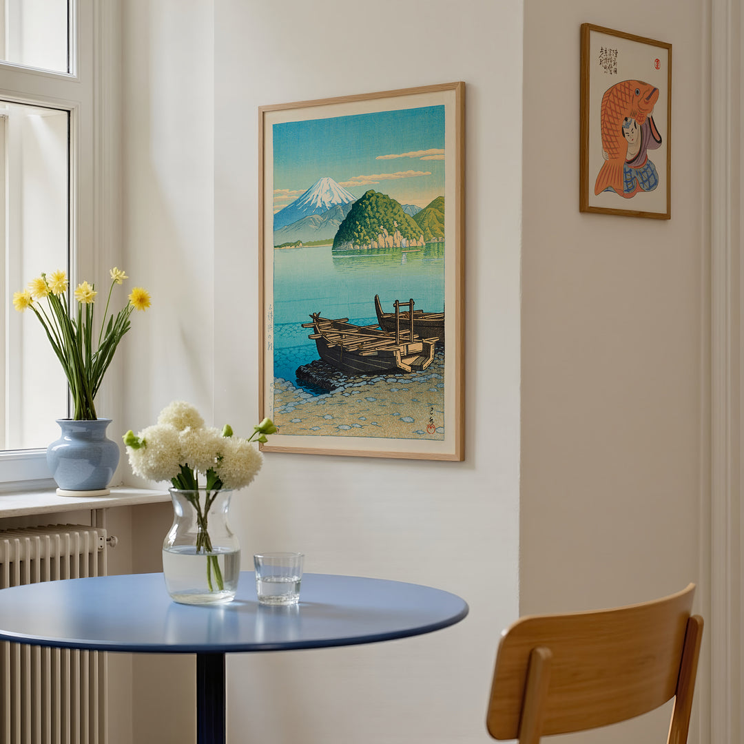 Morning at Mitohama by Hasui Kawase Poster