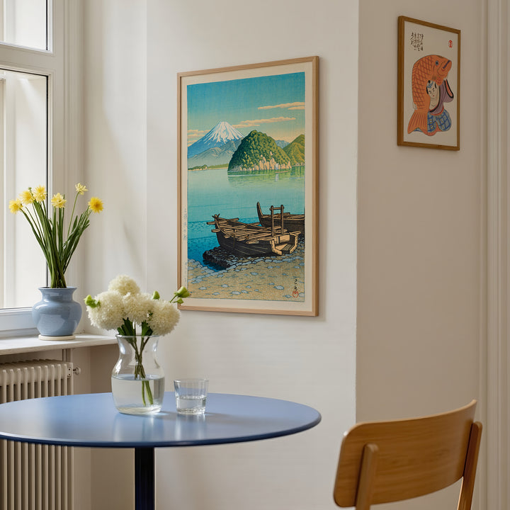 Morning at Mitohama by Hasui Kawase Poster