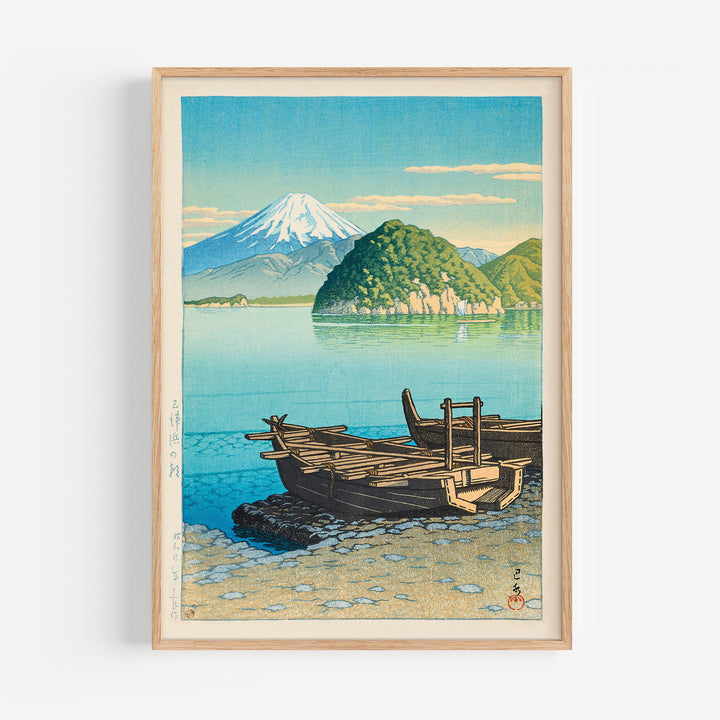 Morning at Mitohama by Hasui Kawase Poster