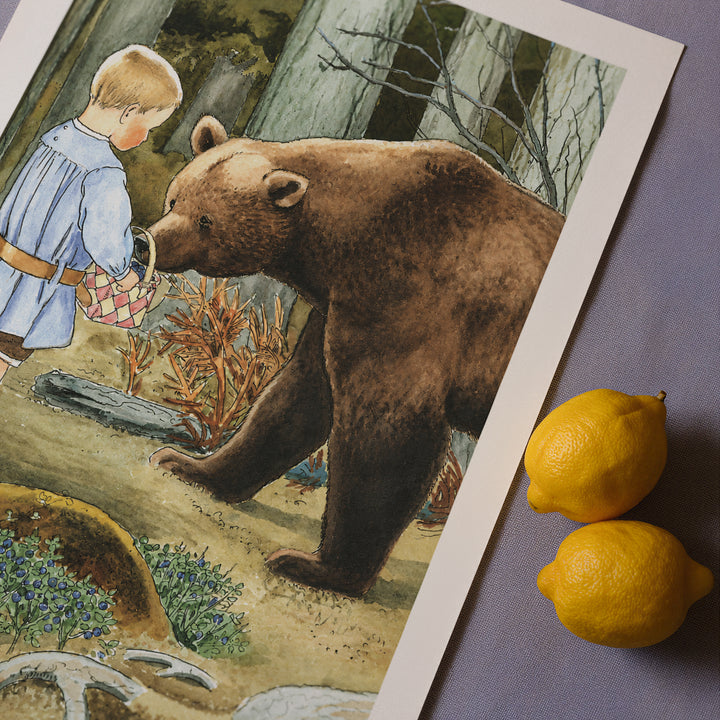 Mother's Little Olle by Elsa Beskow Poster