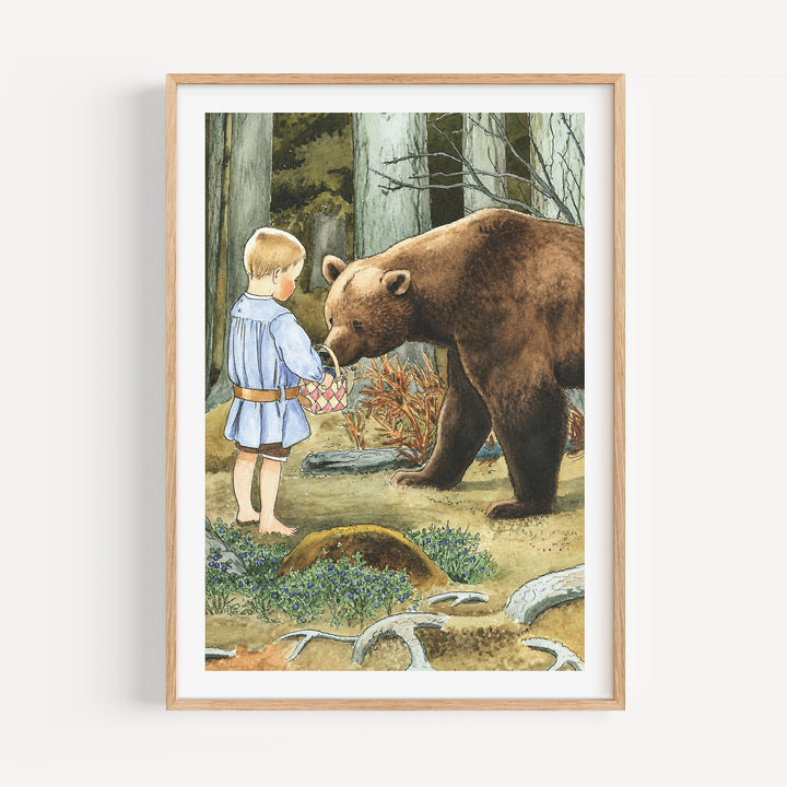 Mother's Little Olle by Elsa Beskow Poster