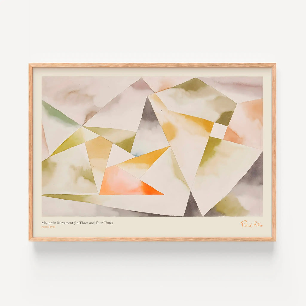 Paul Klee Mountain Movement Art Print - Poster Room