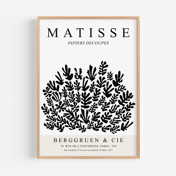 Papier Decoupes Black I Matisse Poster