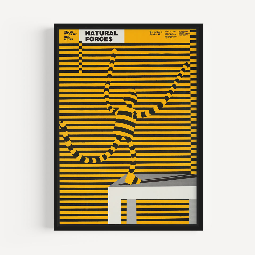 Natural Forces by Bill Mayer Exhibition Poster