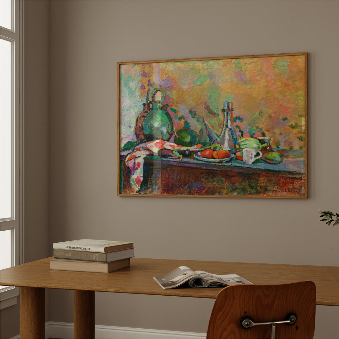 Nature Morte au Purro by Henri Matisse Poster