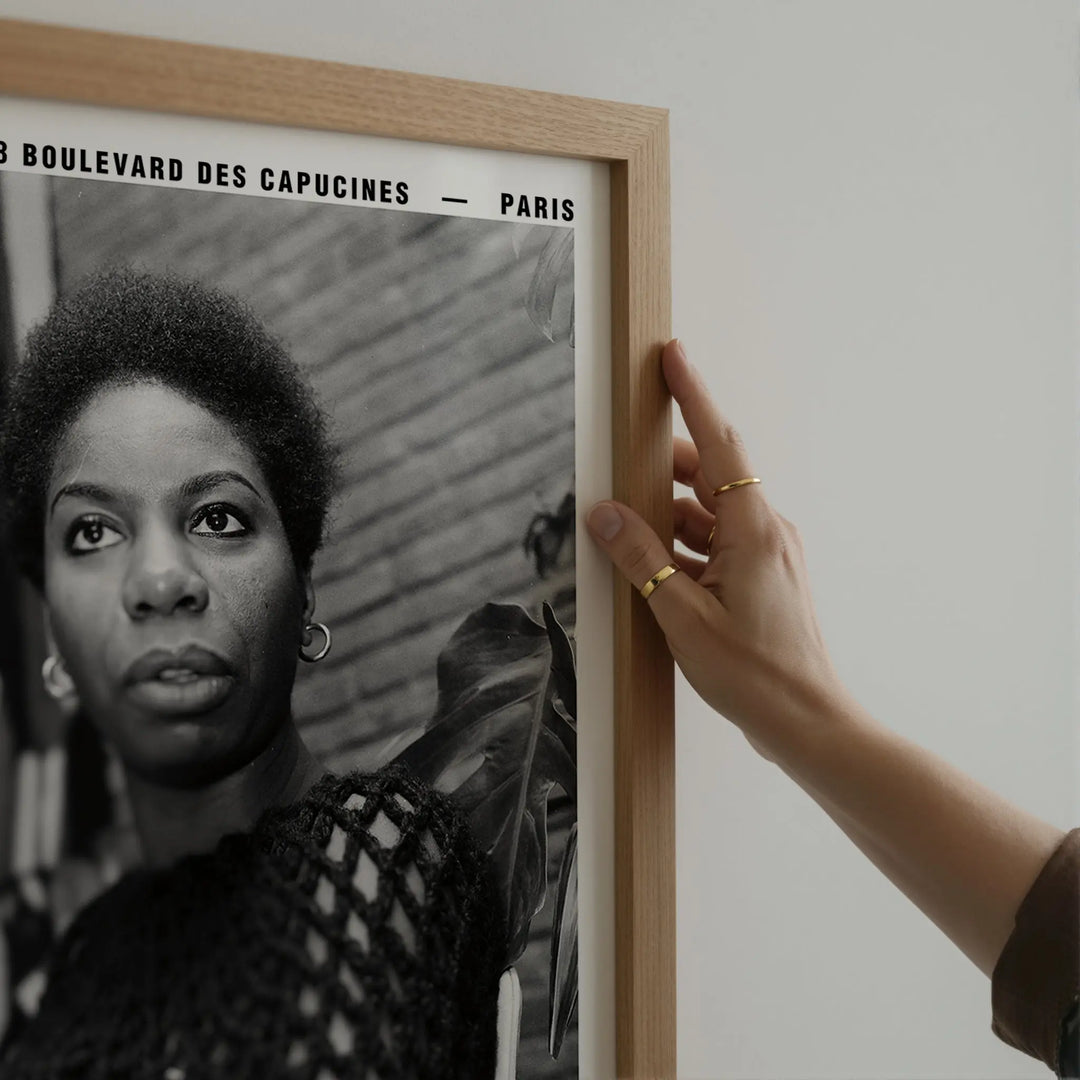 Nina Simone Paris Concert Poster Poster Room