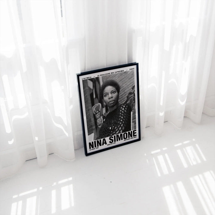 Nina Simone Paris Concert Poster Poster Room