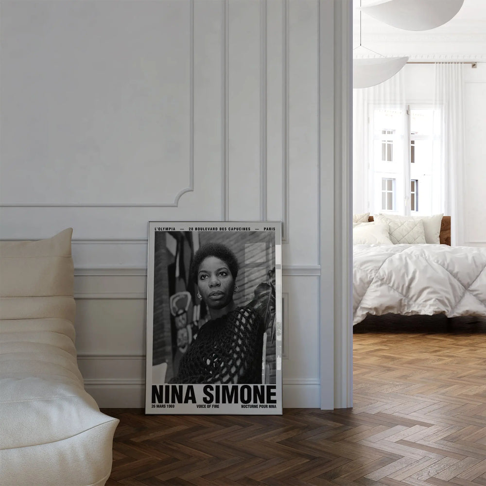 Nina Simone Paris Concert Poster Poster Room