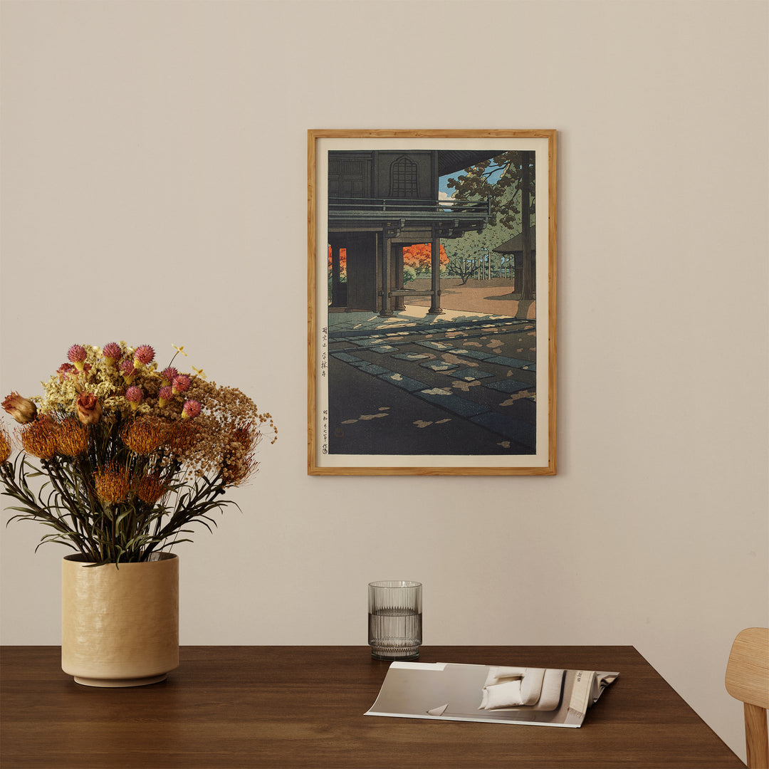 Nobidome Heirin-ji Temple by Kawase Hasui Poster