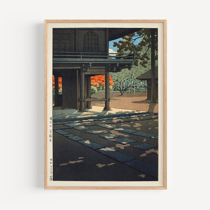 Nobidome Heirin-ji Temple by Kawase Hasui Poster