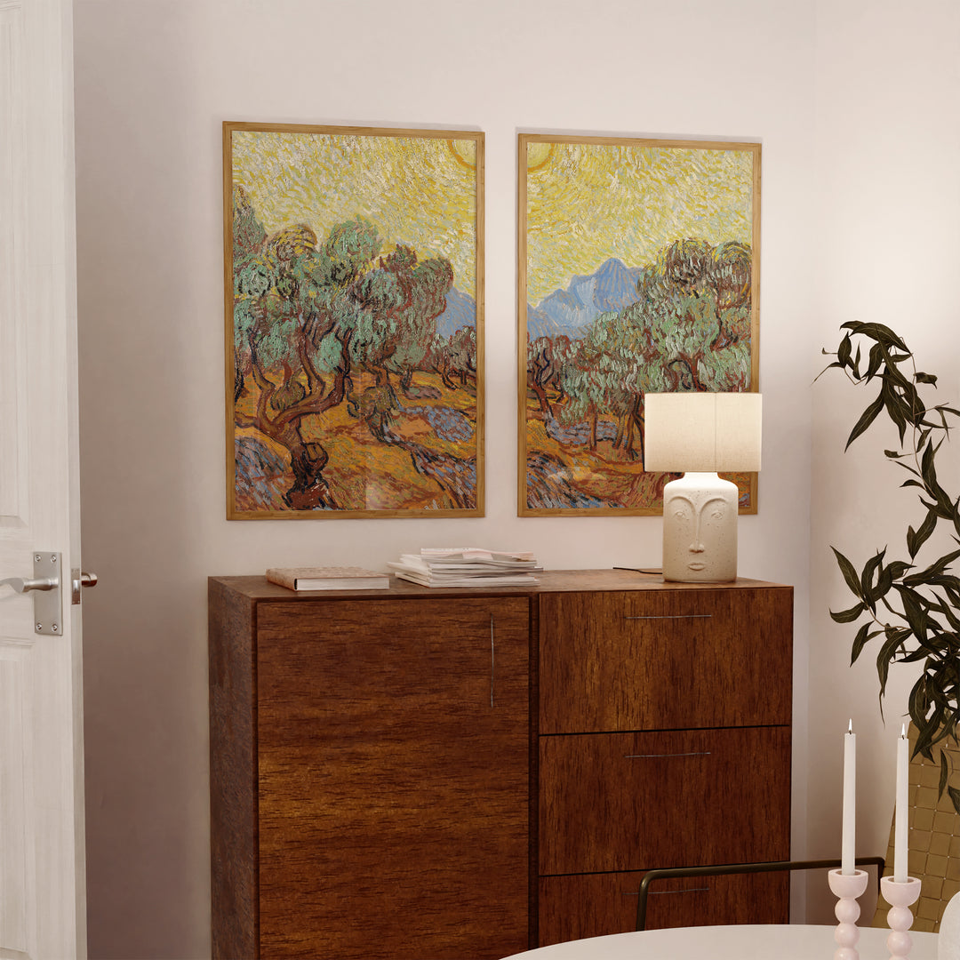 Olive Trees by Vincent van Gogh Poster Set