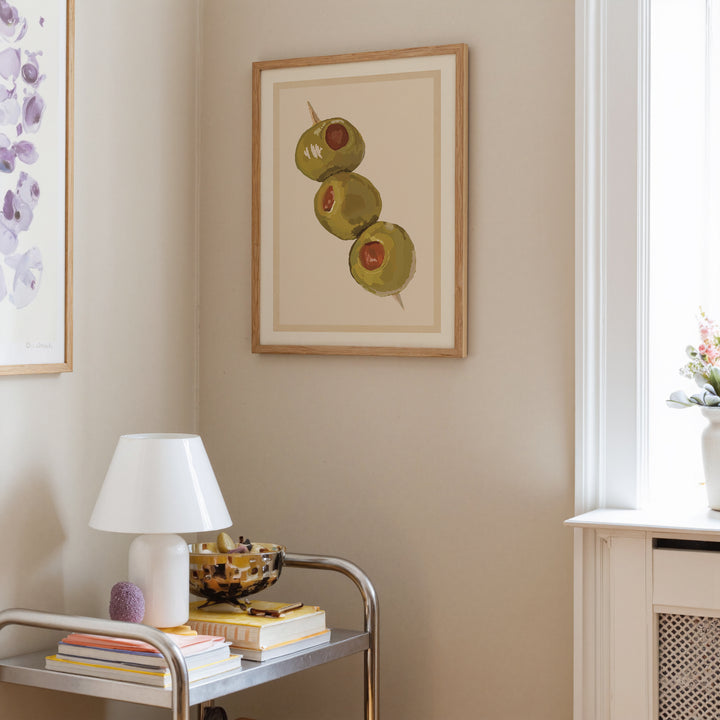 Olives on a Cocktail Stick Poster