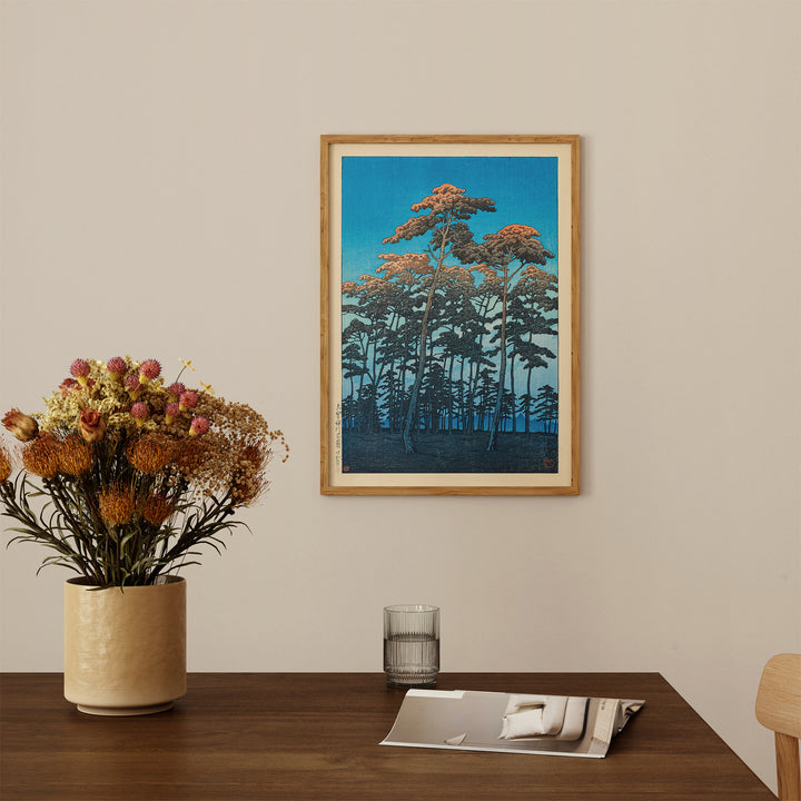 Omiya Hikawa koen by Hasui Kawase Poster