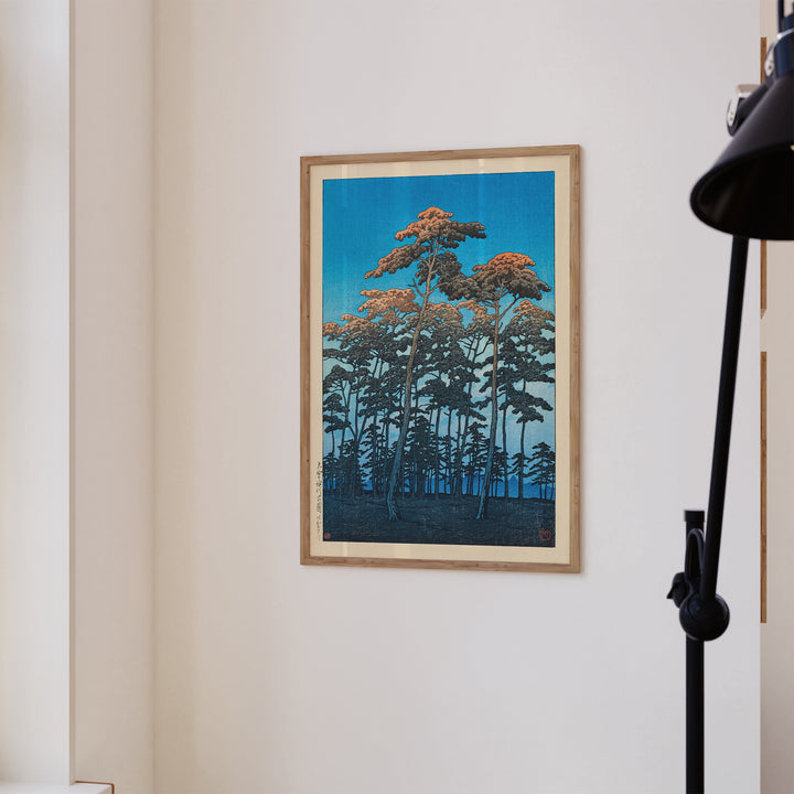 Omiya Hikawa koen by Hasui Kawase Poster