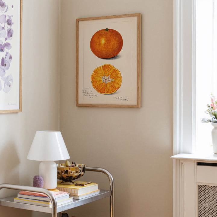 Orange Vintage Poster