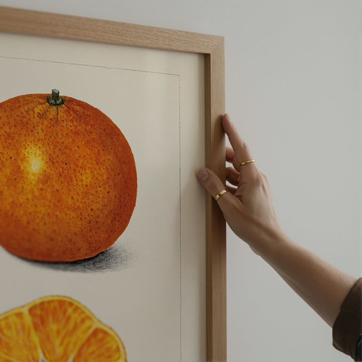 Orange Vintage Poster