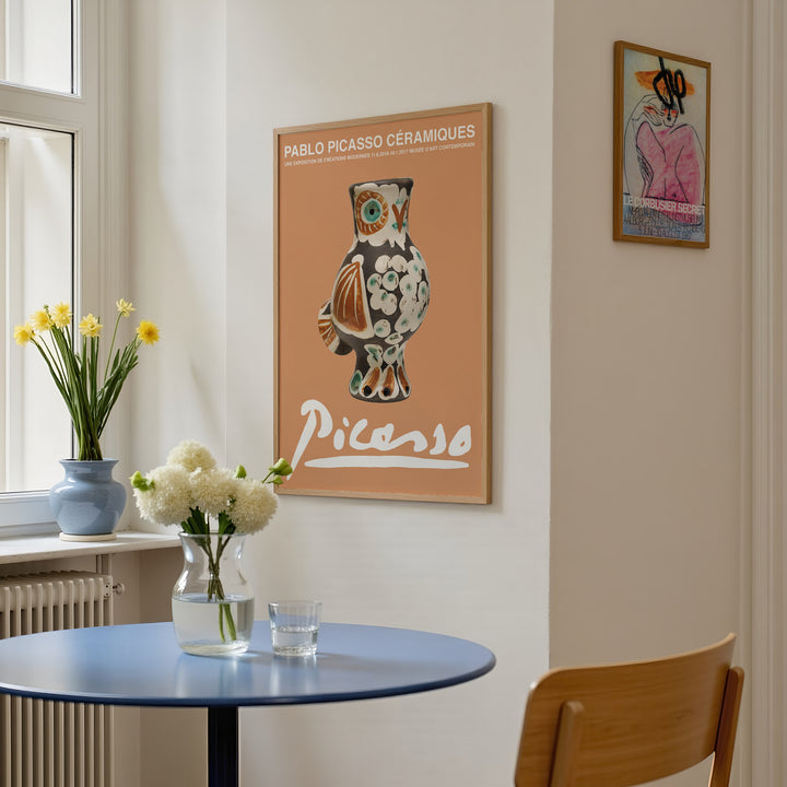 Pablo Picasso Ceramics Bird Exhibition Poster