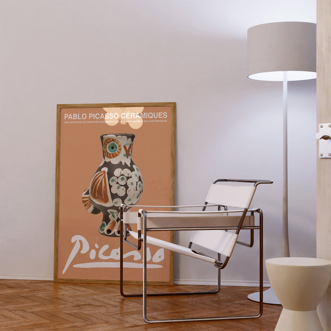 Pablo Picasso Ceramics Bird Exhibition Poster