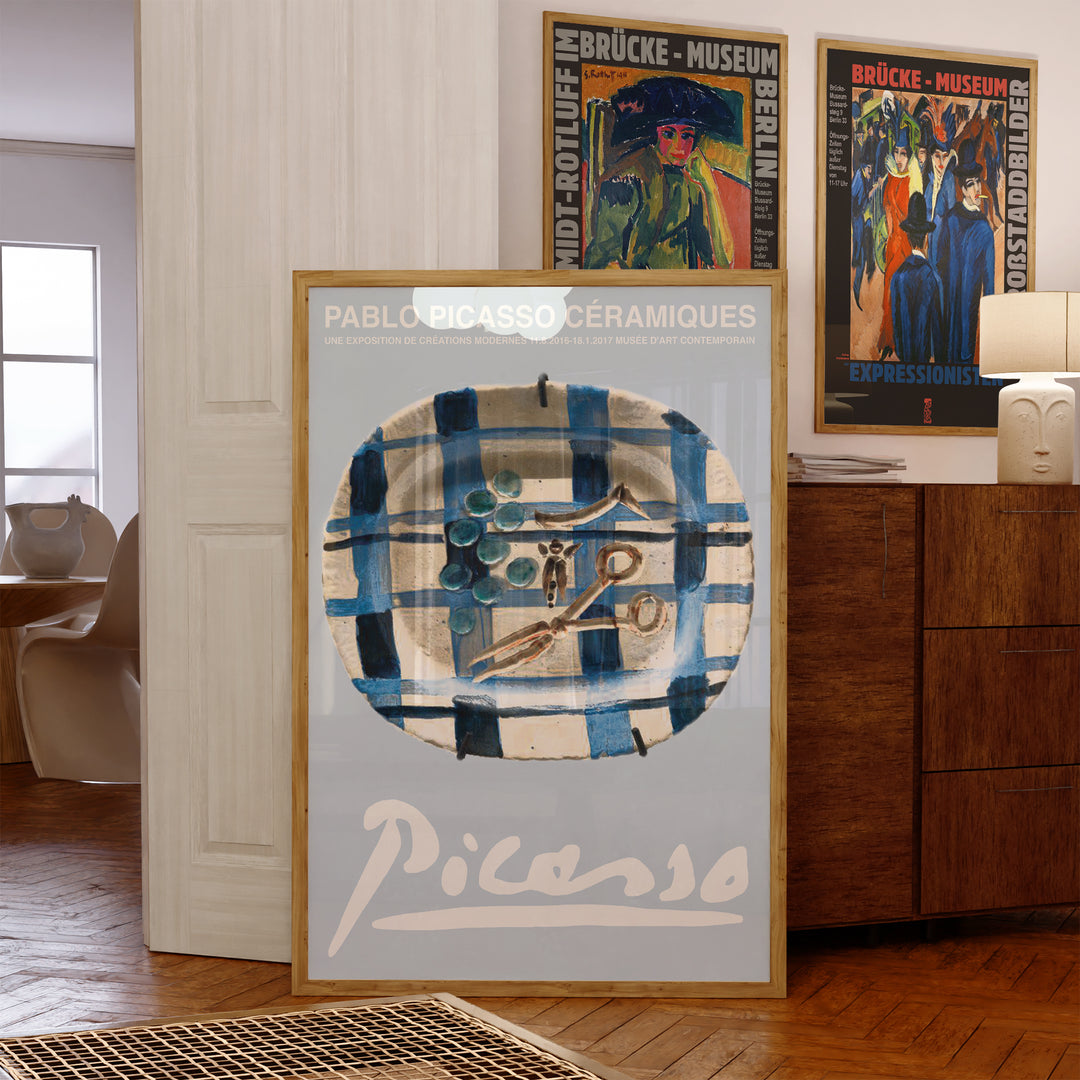 Pablo Picasso Ceramics Exhibition Poster