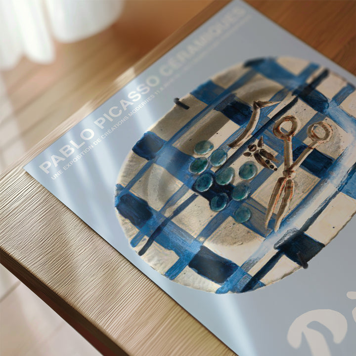Pablo Picasso Ceramics Exhibition Poster