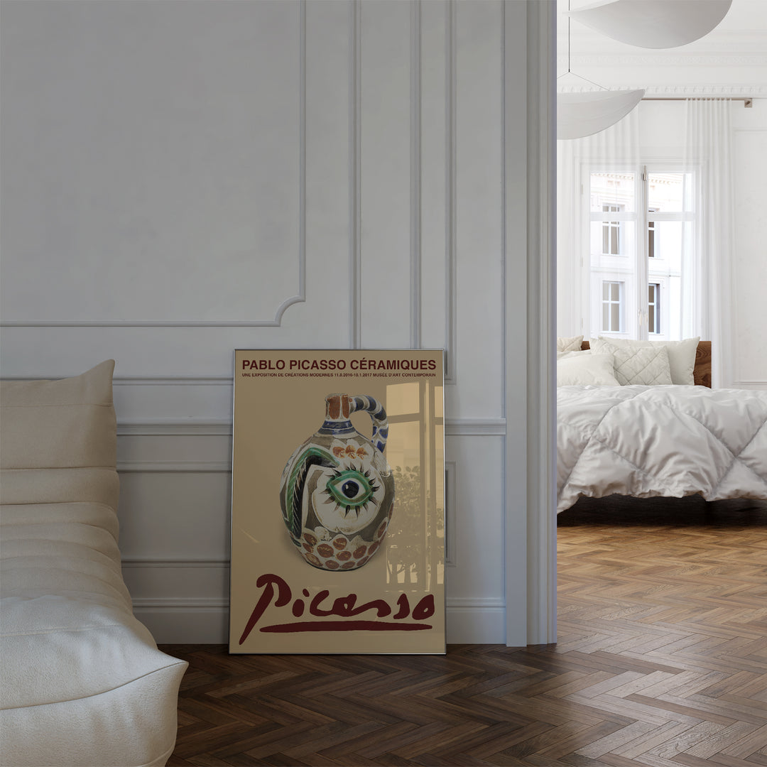 Pablo Picasso Ceramics Vase Exhibition Poster