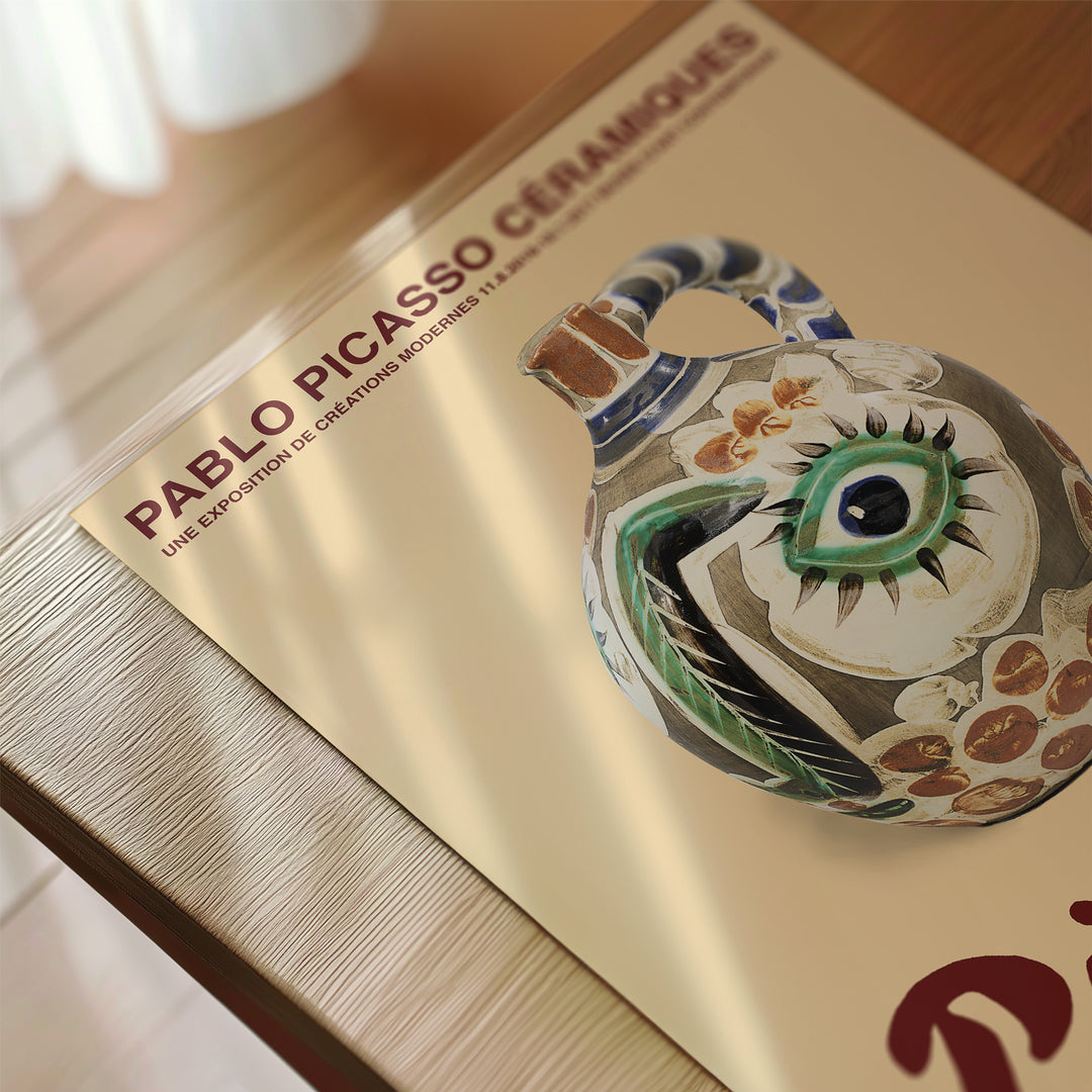 Pablo Picasso Ceramics Vase Exhibition Poster