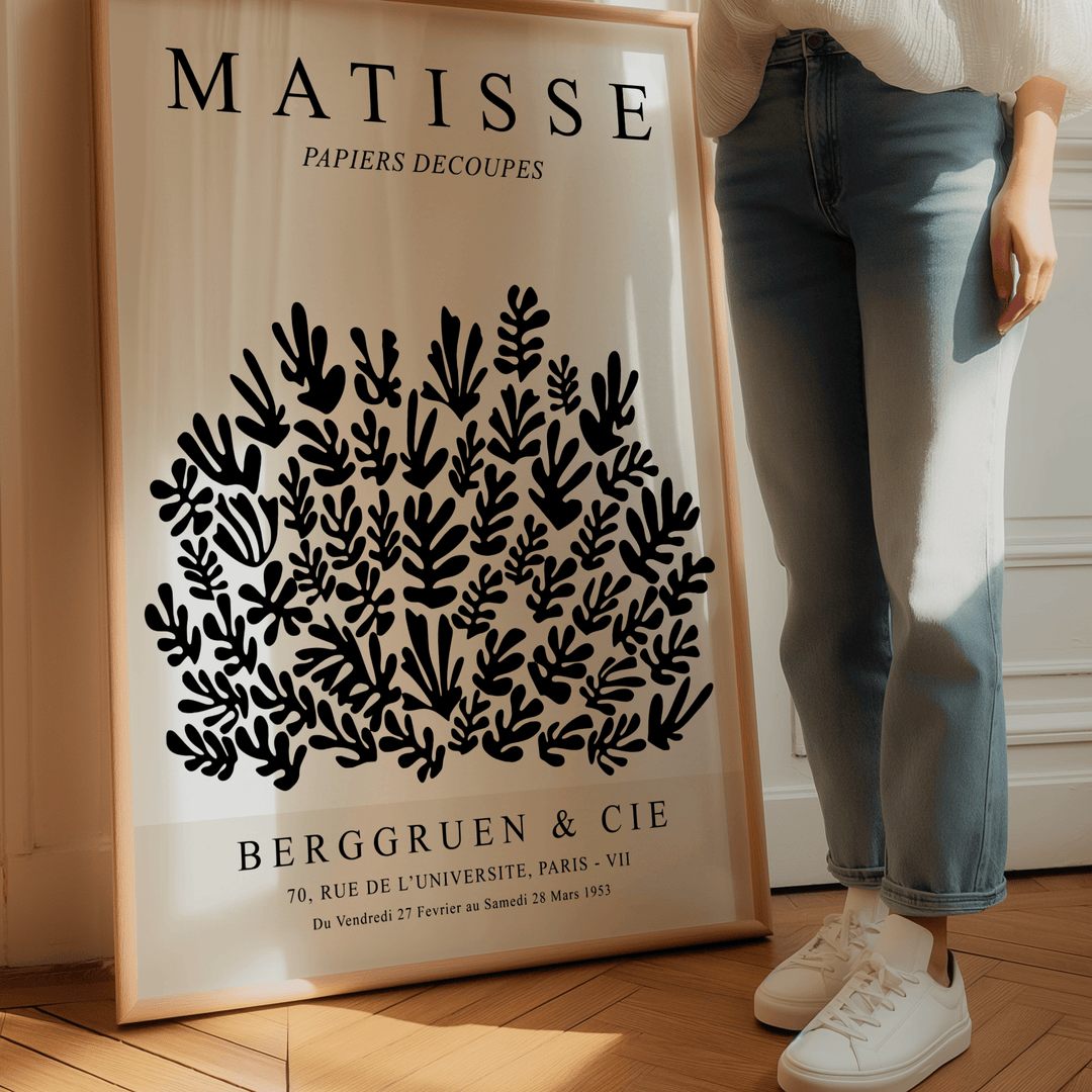 Matisse Black Poster Set of 3 - Poster Room